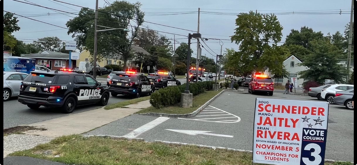 ThreeCar Collision at Plainfield and Ovington Avenues in Edison